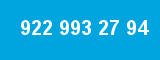 922 993 27 94 922 993 27 94